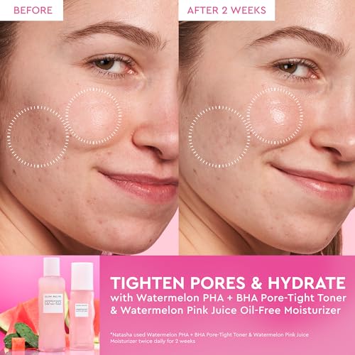Glow Recipe PHA + BHA Face Toner, Korean Exfoliating Toner for - Product Imagery