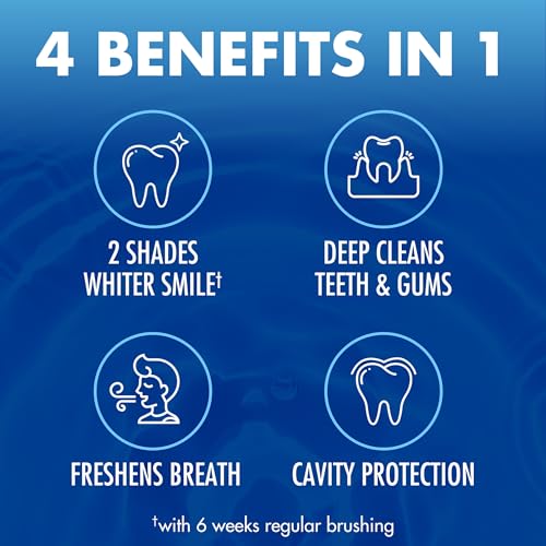 ARM & HAMMER Advance White Toothpaste, Clean Mint, 6.0 oz, 4-Pack - Product Imagery