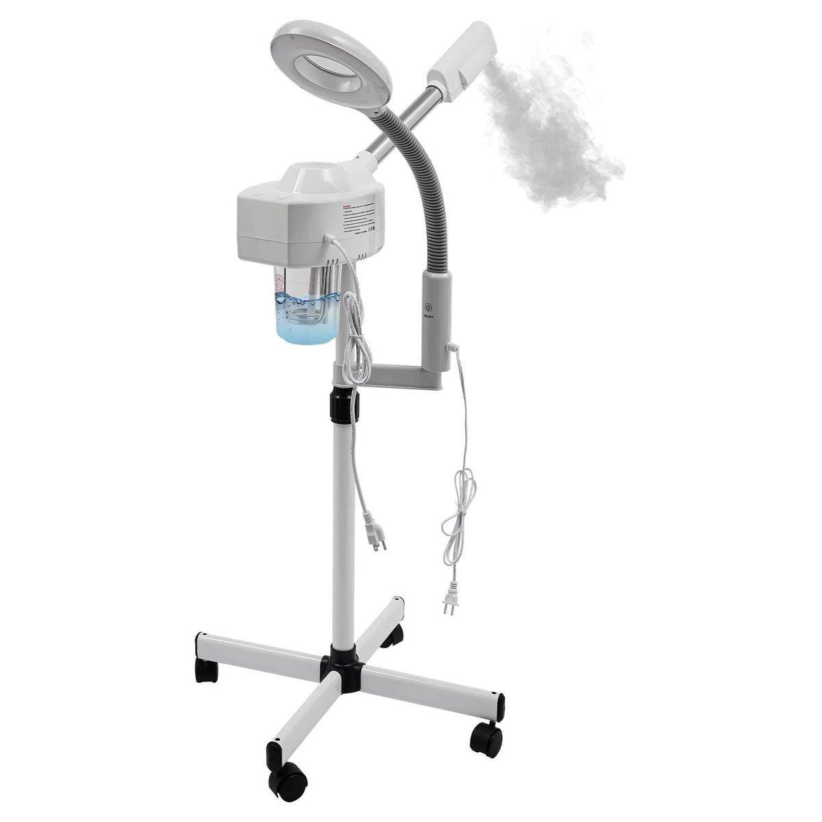 UIdili 2-in-1 Facial Steamer with 5X Magnifying Lamp, Adjustable Mist, Deep Cleaning for Personal Skin Care, Face Steame