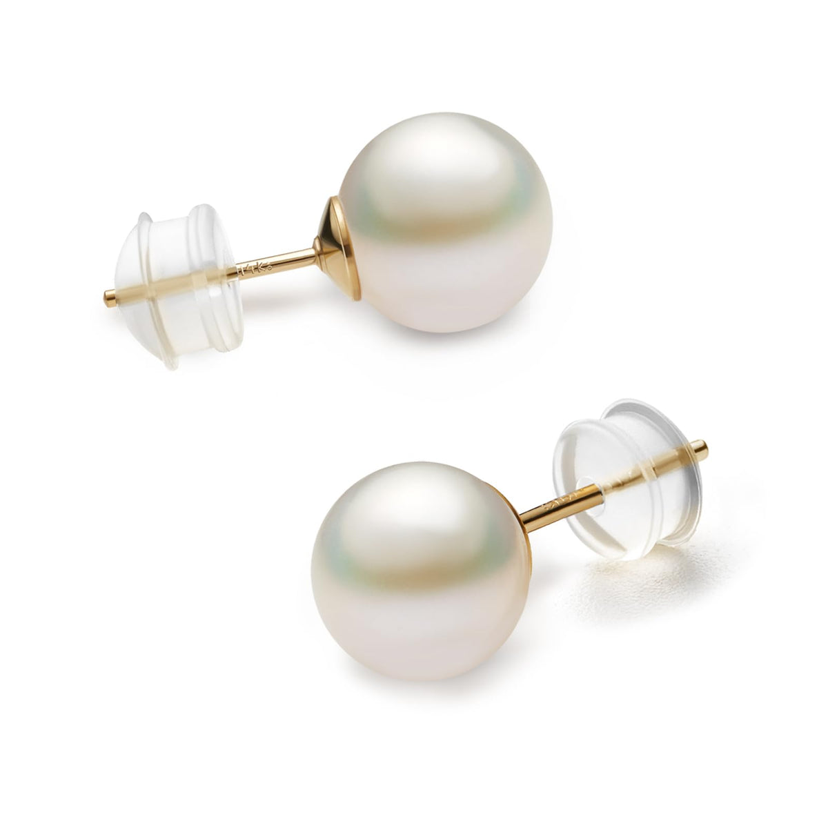NORBU S925, AAAA+ Round Freshwater Stud Pearl Earrings for Women, Timeless Elegant Gifts for Mom Wife, Mothers Day/Weddi