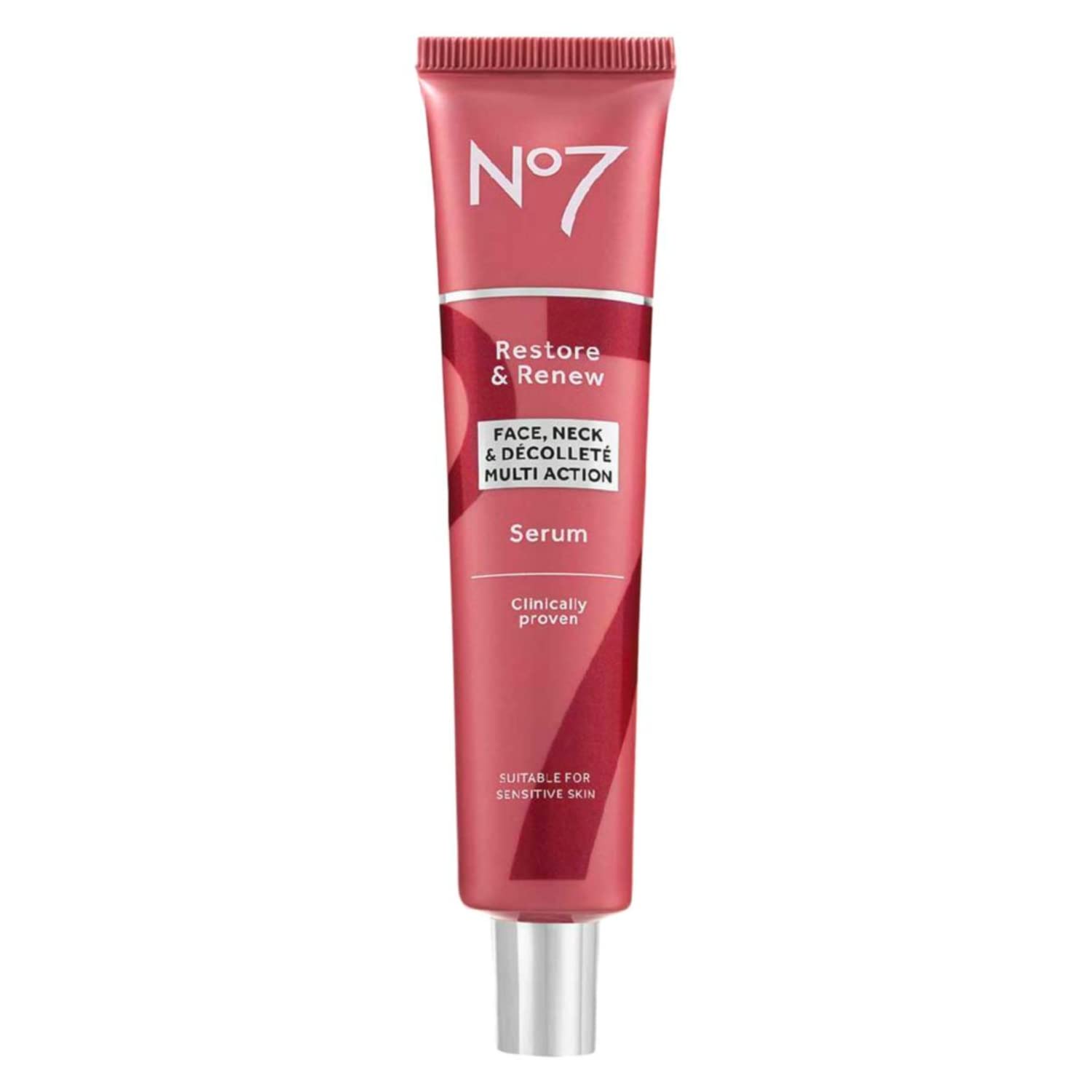 No7 Restore & Renew Sculpting Face & Neck Serum, 2.5 Fl Oz - Product Imagery
