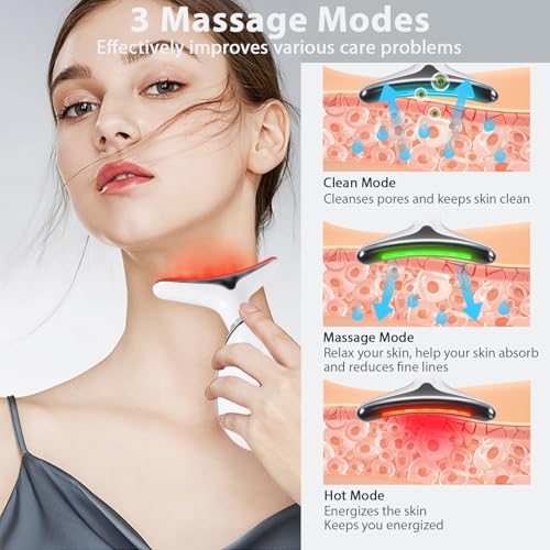 3 in 1 Face 𝖲cuIpting Tool, 7 Color Mode, Facial Massager for - Product Imagery