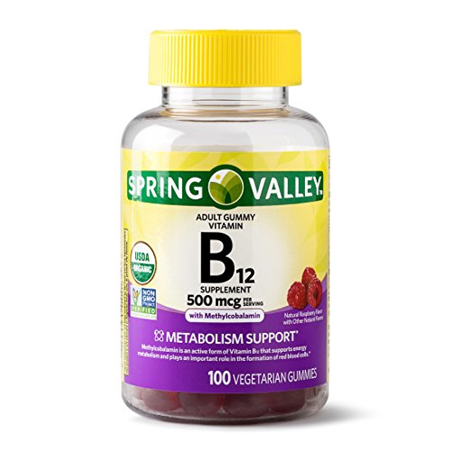 Spring Valley Adult Gummy Vitamin B12, Metabolism Support, - Product Imagery