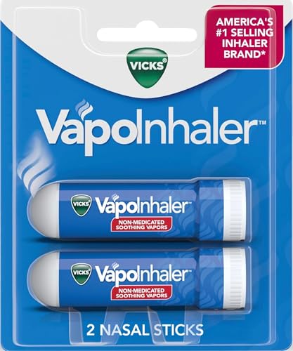 Vicks VapoInhaler, On-the-Go Portable Nasal Inhaler, - Product Imagery