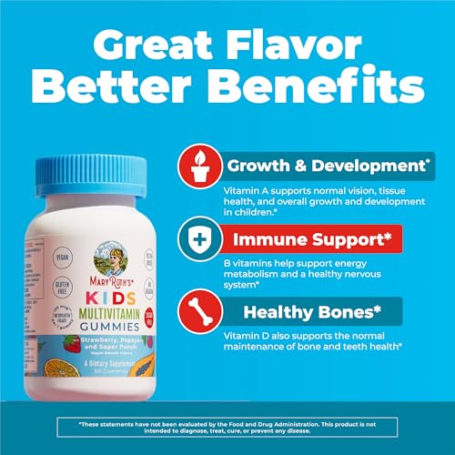 MARYRUTH'S Kids Multivitamin Gummies, Sugar Free, 2 Month - Product Imagery
