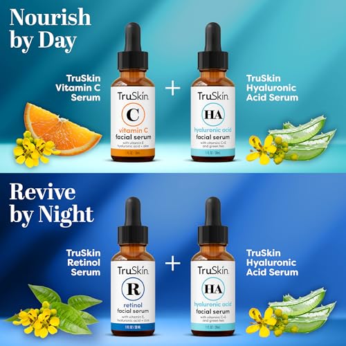 TruSkin Serum Trio with Vitamin C, Retinol & Hyaluronic Acid, 1 - Product Imagery