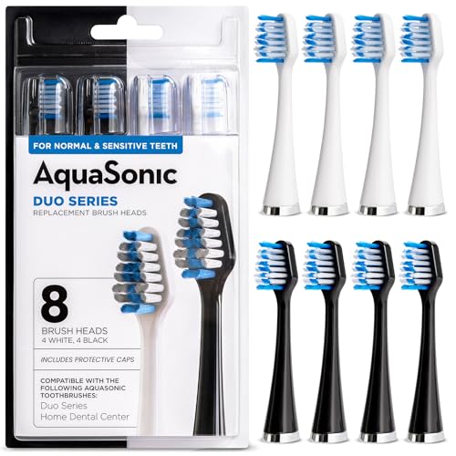 AquaSonic Genuine Duo Series Replacement Brush Heads | for - Product Imagery