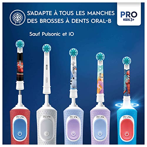 Oral-B Pro Kids Electric Toothbrush Head, with Spiderman - Product Imagery