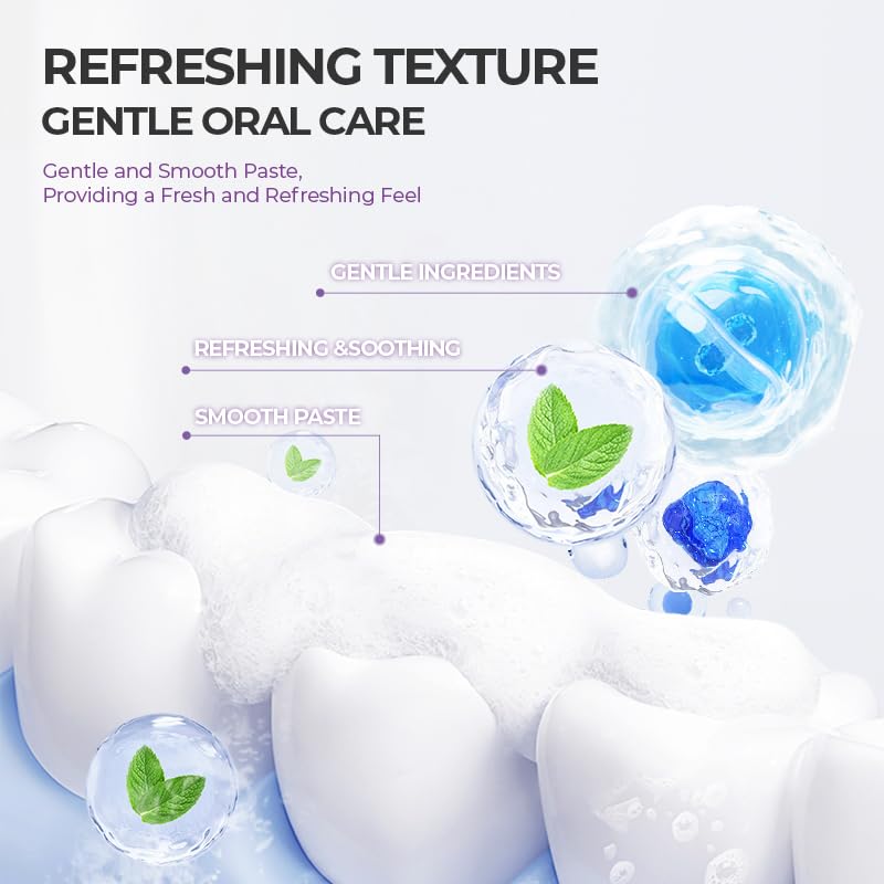 Kreain Nature Tooth Refresh Toothpaste, Fluoride-Free, 2 Pack