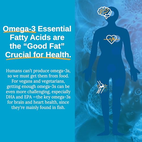 Xtendlife Vegan Omega‑3 DHA & EPA Supplement, 30 Day Supply - Product Imagery