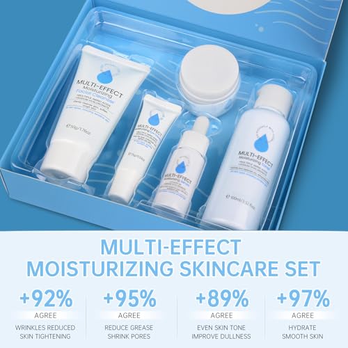 Skin Care Gift Sets for Women, 5-In-1 Hydration Skin Care Set - Product Imagery