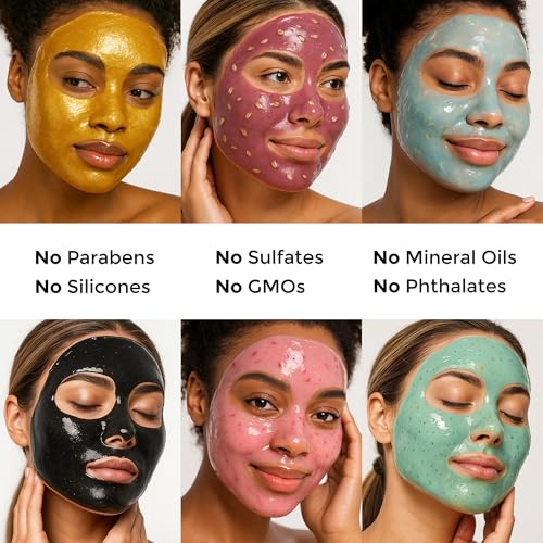 Jelly Mask for Facials Peel-Off - 10 Set Pack Modeling Rubber - Product Imagery