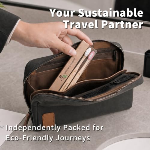 Bamboo Toothbrushes Soft Bristles, 10 Pack Natural Toothbrush - Product Imagery