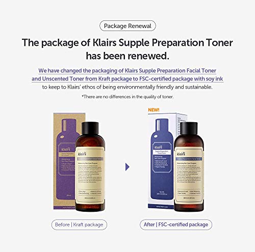 DearKlairs Supple Preparation Facial Toner Korean Hydrating, - Product Imagery