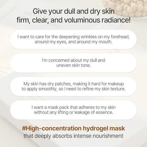 mixsoon Bean Collagen Hydrogel Mask Hydration All-In-One - Product Imagery