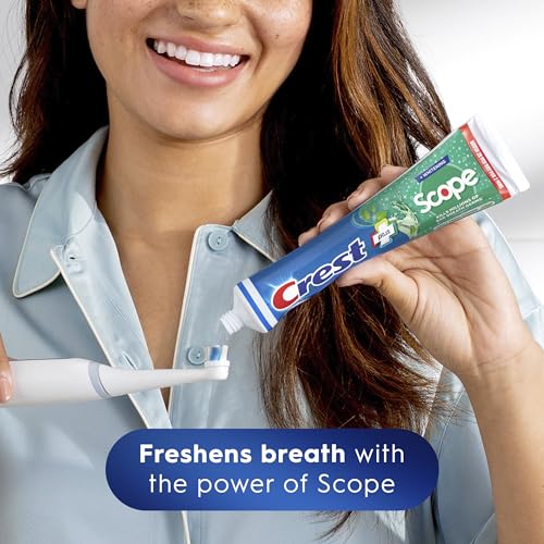 Crest + Scope Whitening Toothpaste - Pack of 3, 5.4 Oz Tubes - - Product Imagery
