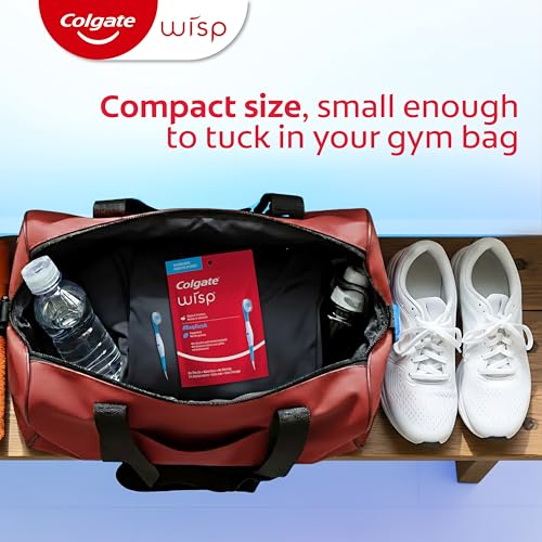 Colgate Wisp Disposable Toothbrushes for Travel, Pack of 4, 96 - Product Imagery
