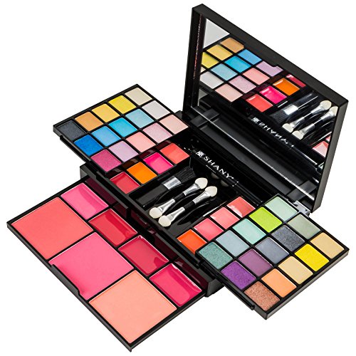 SHANY 'Fix Me Up' Makeup Kit - Compact Travel Makeup Portable Giftable Adult and Teen Makeup Set Eye Shadows, Lip Colors