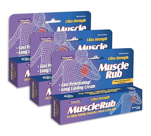 Natureplex Ultra Strength Muscle Rub Cream 1.5 oz (Pack of 3) – - Product Imagery