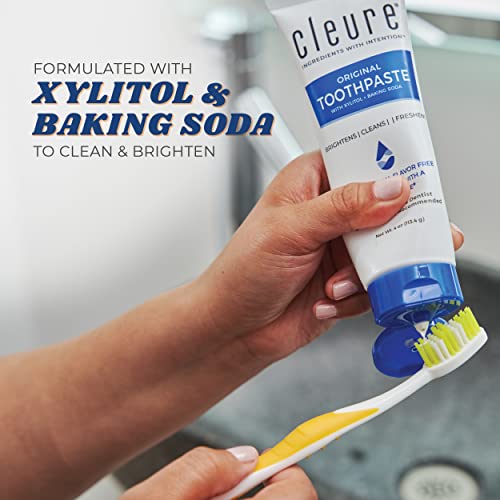 Cleure Fluoride Free Toothpaste, SLS & Mint Free (4oz Tube, 1 Pk) - Product Imagery