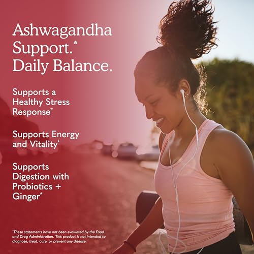 Garden of Life Organic Ashwagandha with Probiotics & Ginger, 60 - Product Imagery