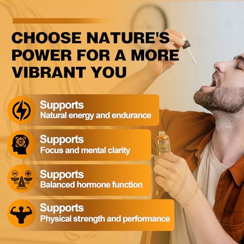 Maca Root Liquid Drops with Ashwagandha and Fenugreek — Organic - Product Imagery