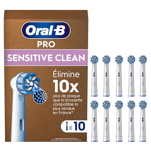 Oral B Pro Sensitive Clean Electric Toothbrush Head X Shaped - Oral-B Official Imagery - 1