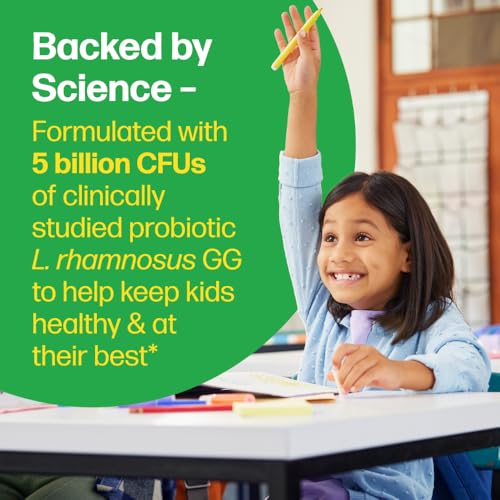 Culturelle Daily Chewable Probiotics for Kids Ages 3+, Berry - Product Imagery