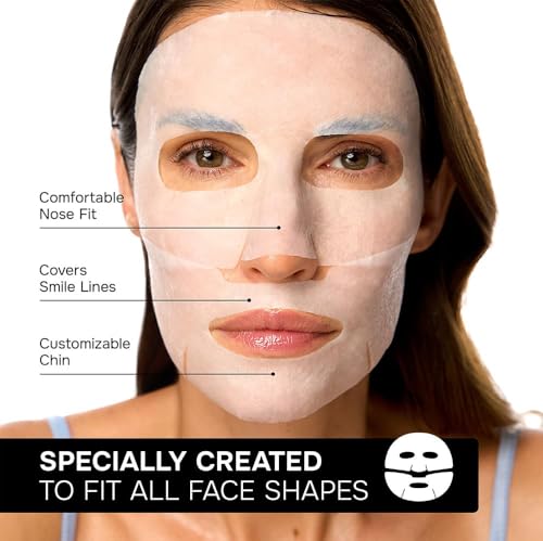 Collagen Facial Mask - Retinol Hyaluronic Acid Hydrating Sheet - Product Imagery