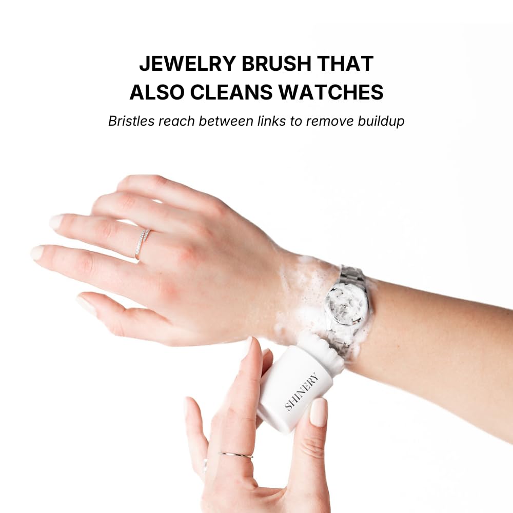 Shinery Radiance Brush - Jewelry Cleaning Brush for Rings & Diamonds – packaging and label