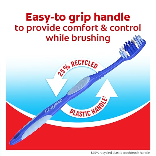 Colgate Extra Clean Medium Toothbrushes, 6 Pack - Product Imagery