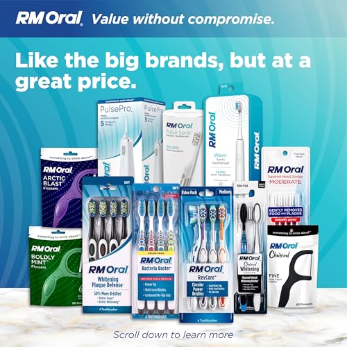 RM Oral Charcoal Whitening Soft Toothbrush - 2 Count - Product Imagery