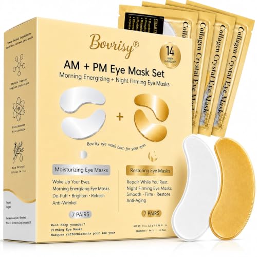 Under Eye Patches for Puffy Eyes and Dark Circles, AM PM, 28pcs - Product Imagery