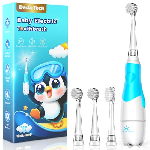 Toddler Electric Toothbrush Kids Age 1-2-3 Years Old, Baby - Product Imagery