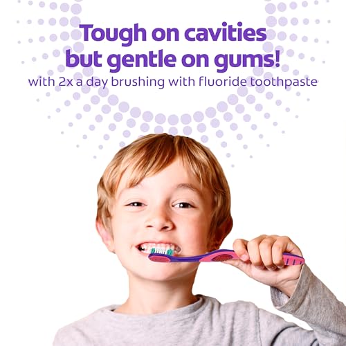 Colgate Kids Advanced Cavity Fighter Soft Toothbrushes, 4 Pack - Product Imagery