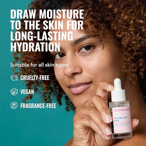 Good Molecules Hyaluronic Acid Serum for Face, Hydrating Serum, - Product Imagery