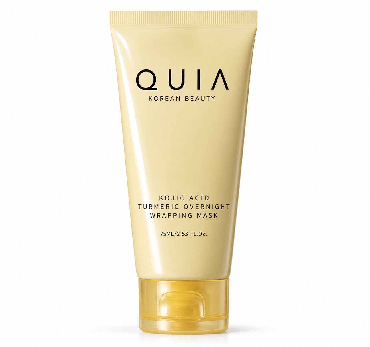 QUIA Turmeric + Kojic Acid Overnight Wrapping Mask for Glowing - Product Imagery