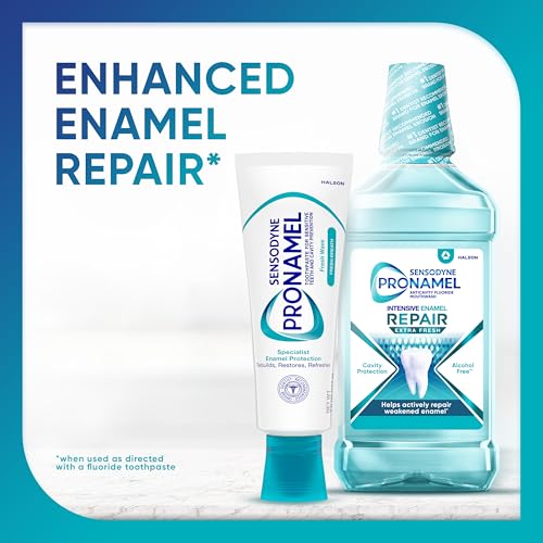 Sensodyne Pronamel Fresh Breath Enamel Toothpaste, 4 oz (4 Pack) - Product Imagery
