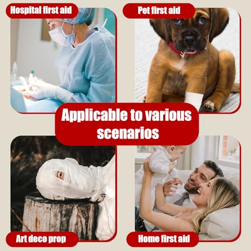 32 Pack Gauze Rolls Bandages 4 ” x 4.1 yd Premium Quality Lint - Product Imagery