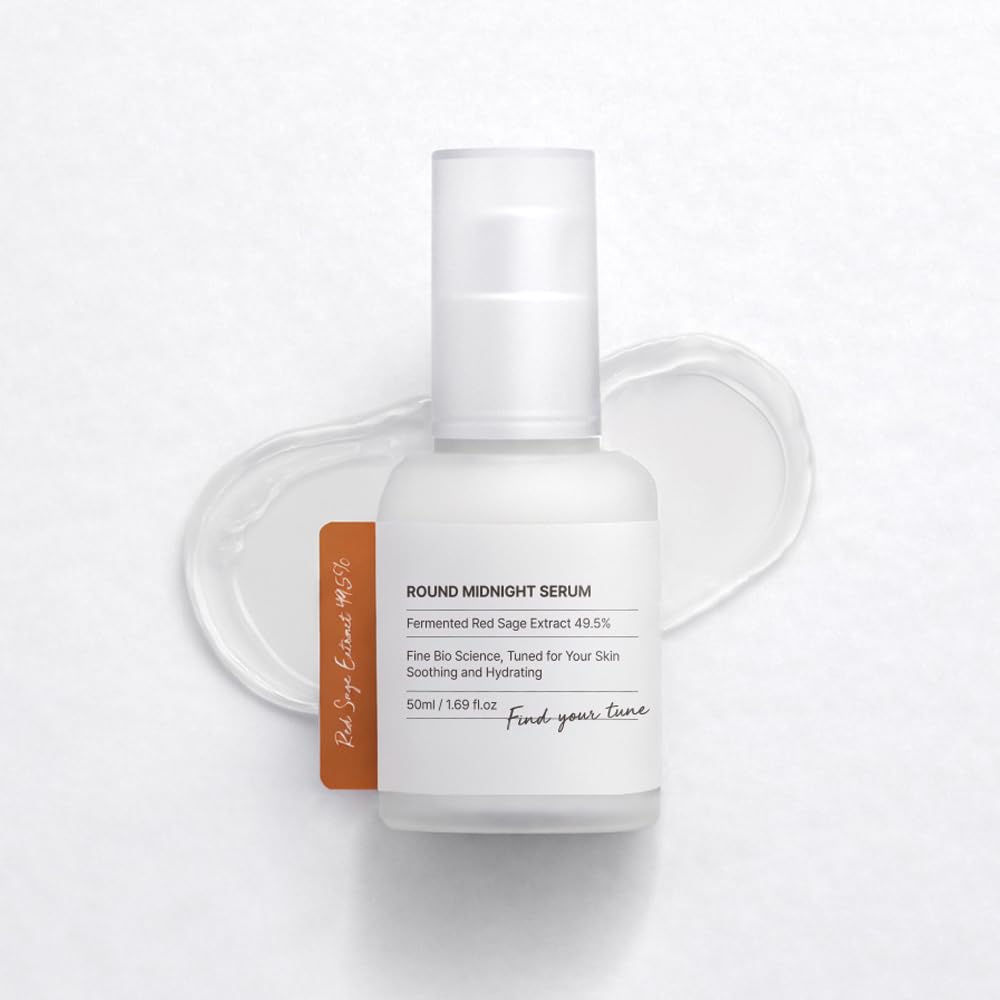 DermaTune Korean Hydrating Serum for Dry & Sensitive Skin, Fragrance Free – packaging and label