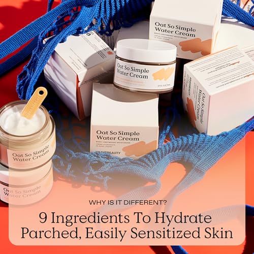 KraveBeauty Oat So Simple Water Cream for Dry, Sensitive Skin, - Product Imagery