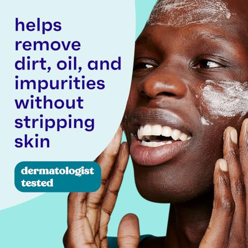 Clean & Clear Oil-Free Deep Action Exfoliating Facial Cleanser, - Product Imagery