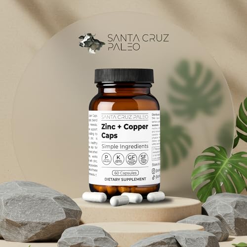 Santa Cruz Paleo, Zinc & Copper Mineral Supplement, High - Product Imagery