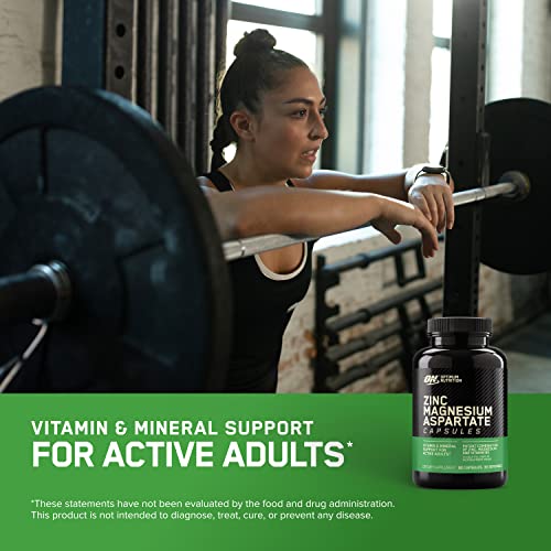 Optimum Nutrition Zinc and Magnesium Aspartate Recovery - Product Imagery