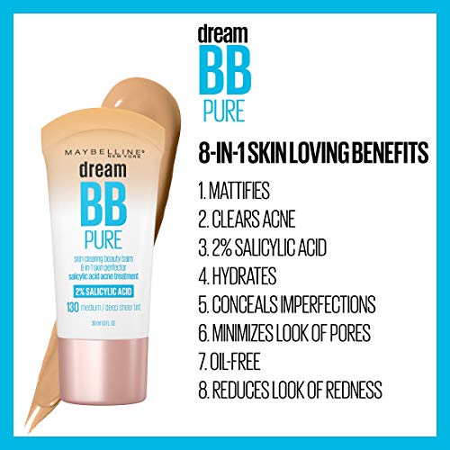 Maybelline Dream Pure Skin Clearing BB Cream, 8-in-1 Skin - Product Imagery
