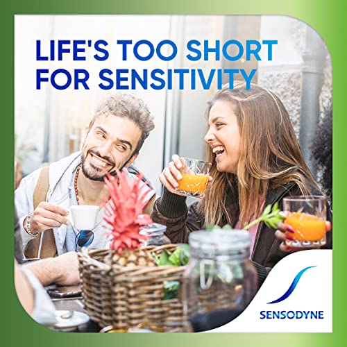 Sensodyne Fresh Mint Sensitive Toothpaste, 4 Ounces (Pack of 2) - Product Imagery