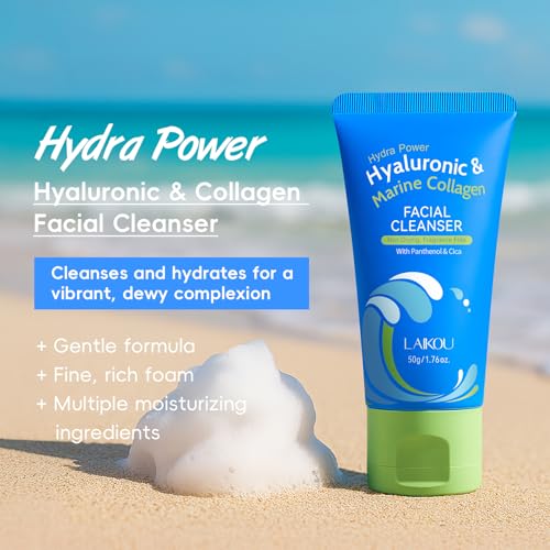 LAIKOU Hydra Power Skin Care Set - Hyaluronic & Marine Collagen - Product Imagery
