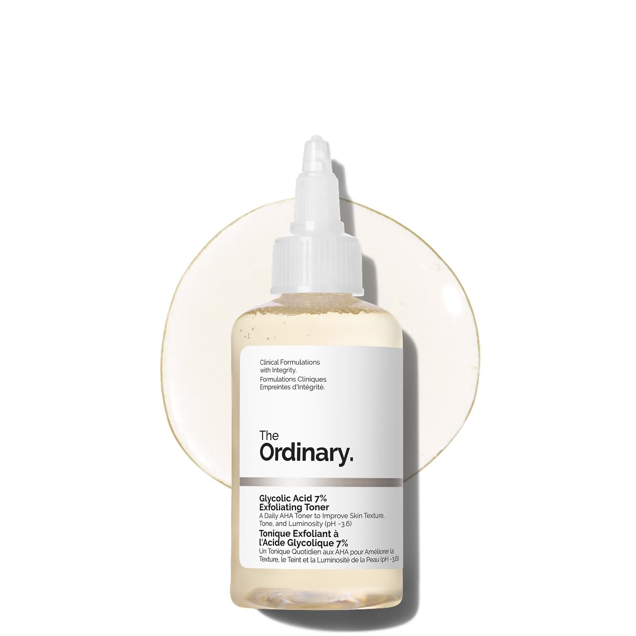 The Ordinary Glycolic Acid 7% Exfoliating Toner, Brightening and - Product Imagery