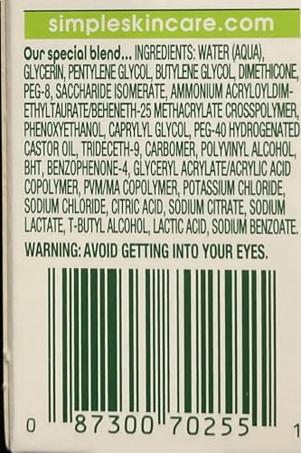 Simple Water Boost Hydrating Booster, Dry Sensitive Skin, 0.85 - Product Imagery