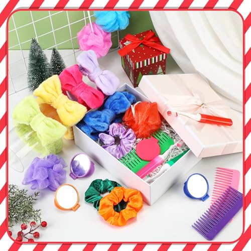 72 Pcs Christmas Gifts Spa Party Favors Colorful Wide Tooth - Product Imagery